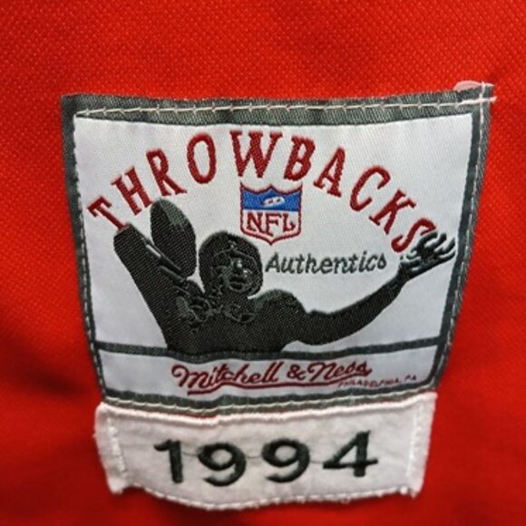 Autographed Mitchell & Ness Derrick Thomas Red Kansas City Chiefs 1994 Jersey - Picture 5 of 6